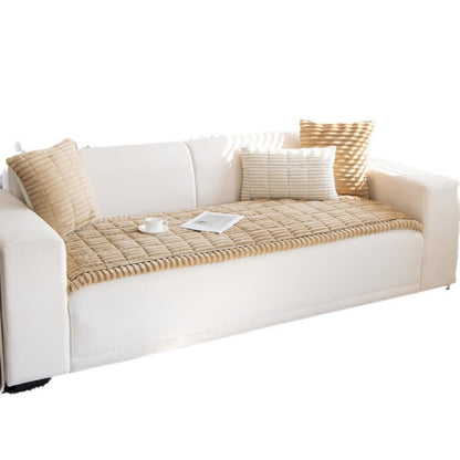 Non-Slip Chenille Sofa Cover — Quilted Seat Protector