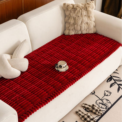 Non-Slip Chenille Sofa Cover — Quilted Seat Protector