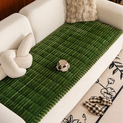 Non-Slip Chenille Sofa Cover — Quilted Seat Protector