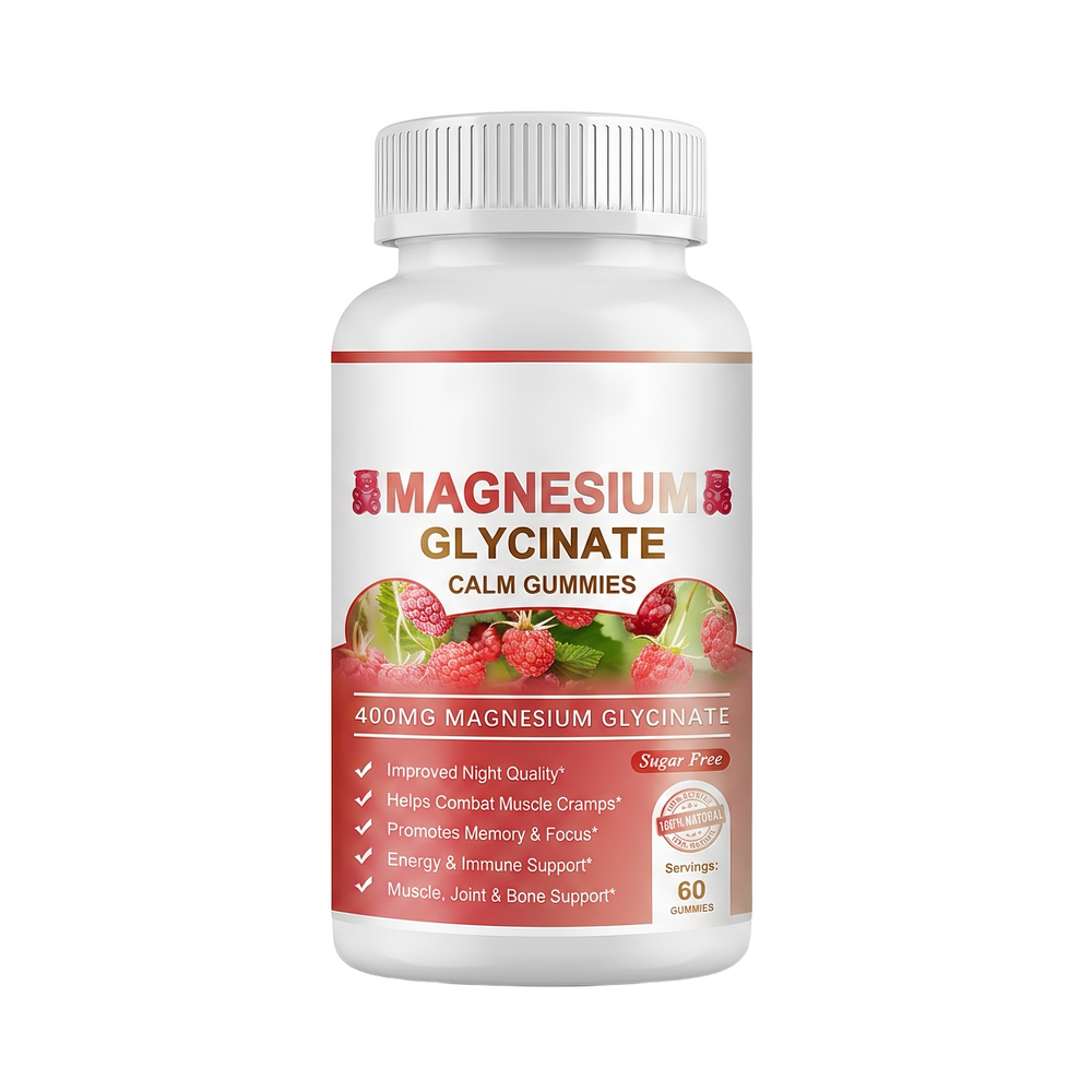 Thriv Magnesium Glycinate bottle, isolated, transparent background